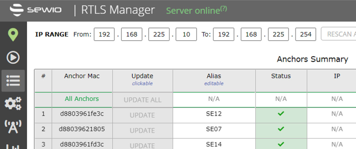 RTLS Manager